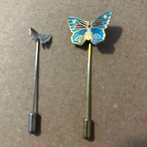 Butterfly Stick Pins Set